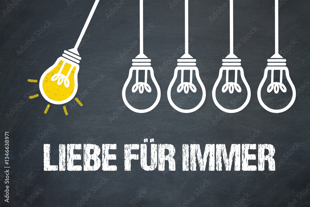 Fototapeta premium Liebe für immer