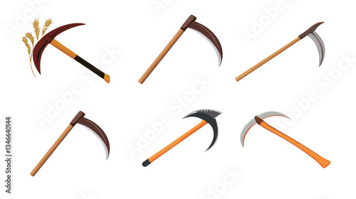 Harvesting Sickle – Vector Graphic Design