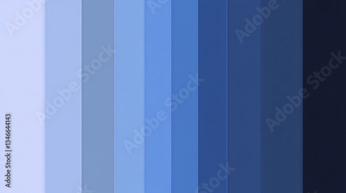 Gradient blue color palette transitioning smoothly from light to dark, suitable for design backgrounds.
