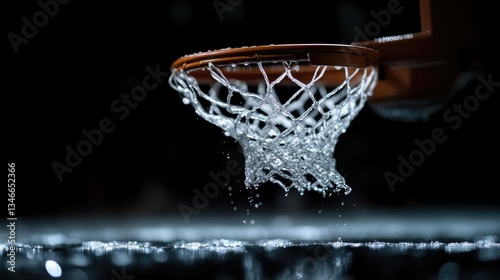 Watery Basketball Hoop