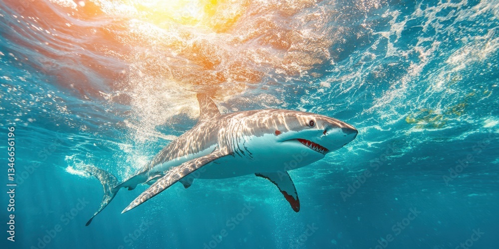 Obraz premium Ocean Predator Banner