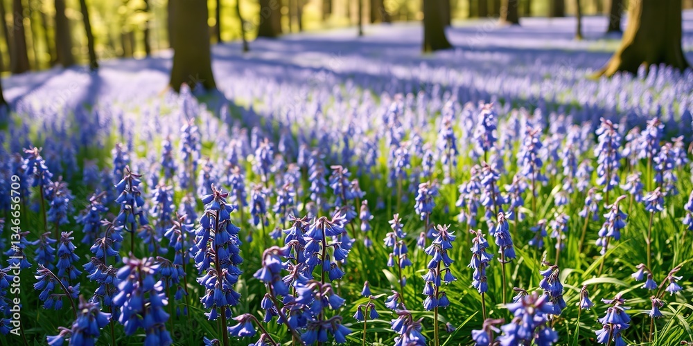 Naklejka premium Bluebell Carpet in New Forest, England