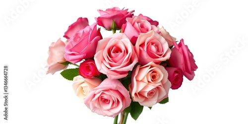 Elegant Rose Bouquet PNG for Design Projects