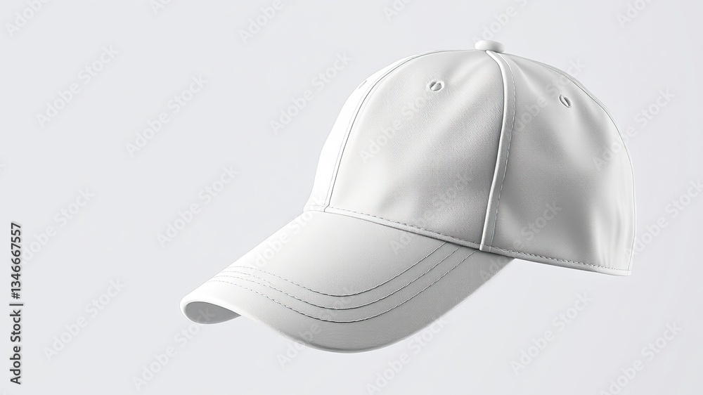 Fototapeta premium Baseball Cap 3D Mockup - Blank Space Design Concept