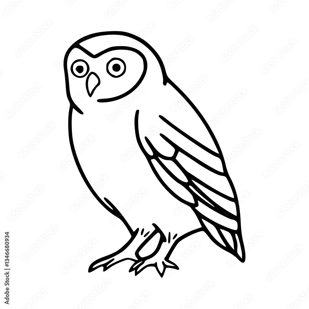 minimalist owl vector illustration minimalist owl vector illustration