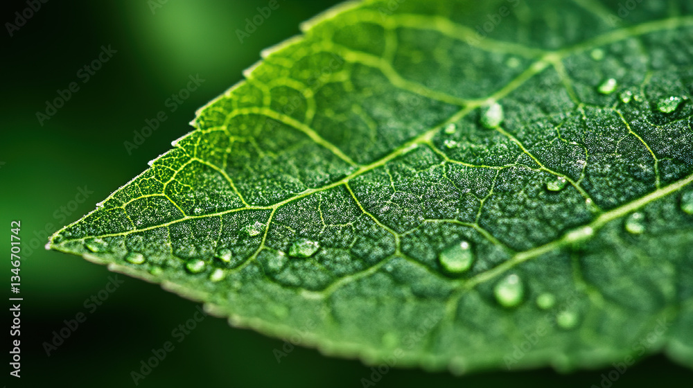 Vibrant green leaf texture in close-up, showcasing nature's organic beauty and intricate details. Vibrant green leaf texture in close-up, showcasing nature's organic beauty and intricate details.
