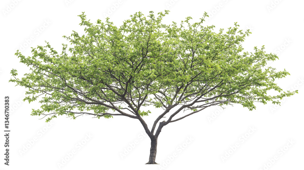 Obraz premium green tree isolated on white