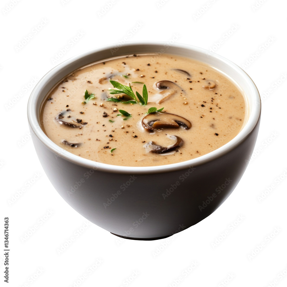 Creamy soup of mushroom Creamy soup of mushroom