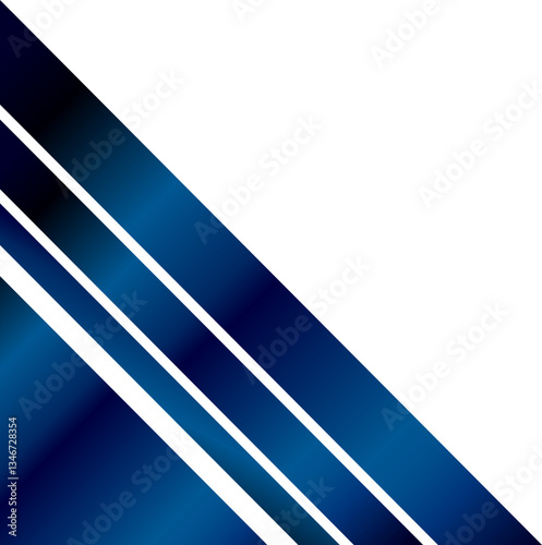 Luxury diagonal blue geometric triangle design.