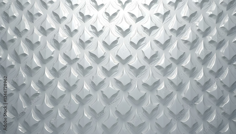 Modern White Embossed Geometric Wall Panel Design Modern White Embossed Geometric Wall Panel Design