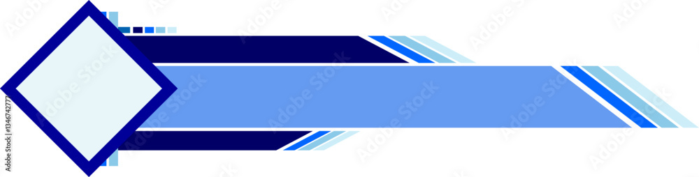 Futuristic blue tech banner with geometric shapes. Futuristic blue tech banner with geometric shapes.