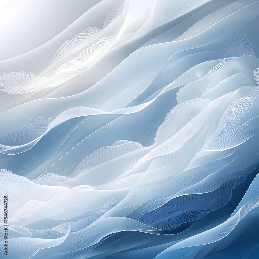 Obraz premium abstract blue wave background