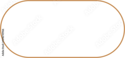 Minimalist aesthetic linear frame