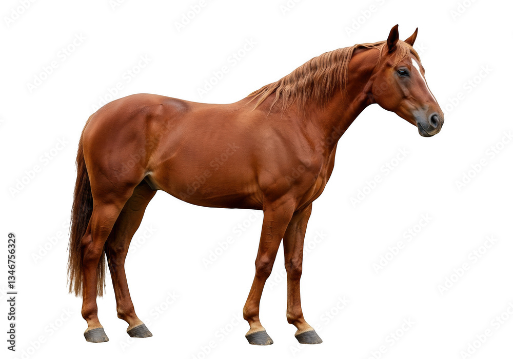 Obraz premium Horse on a transparent background