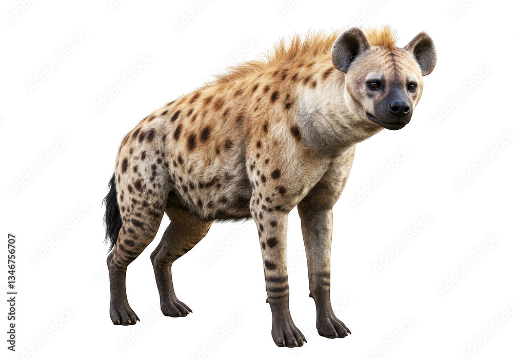Fototapeta premium Hyena on a transparent background