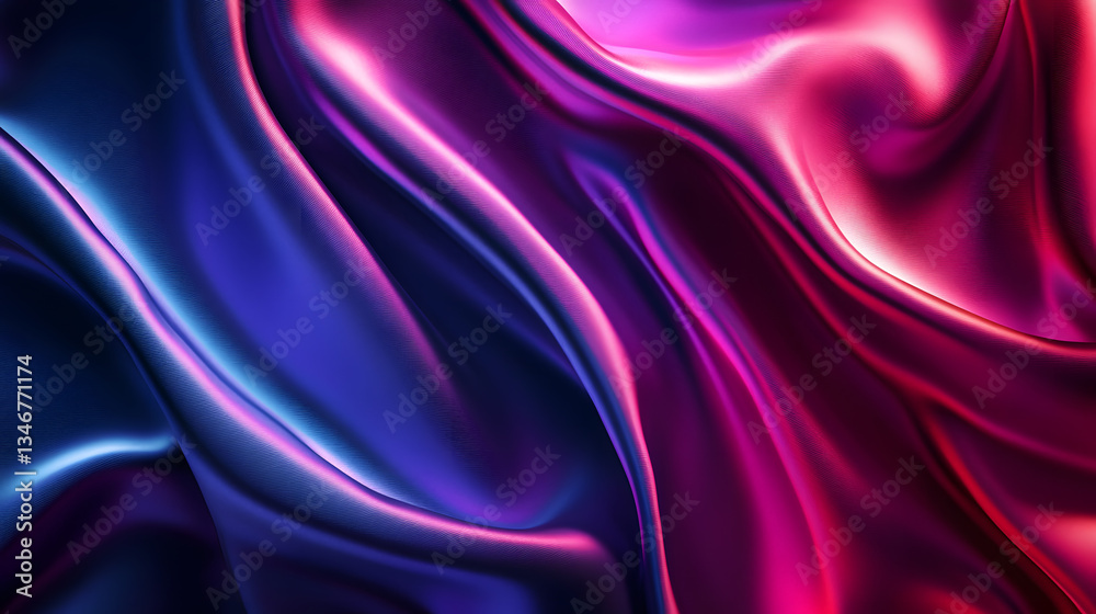 Fototapeta premium Luxury velvet gradient background wallpaper deep color depth abstract design elegant mood close-up view