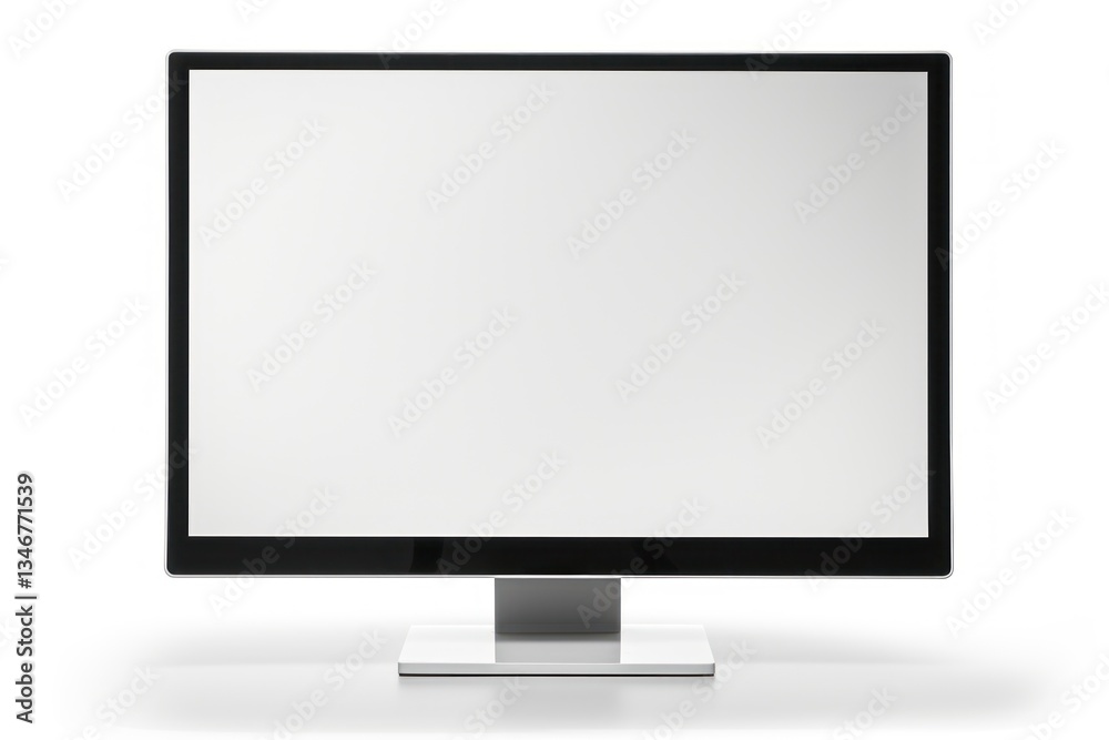 Monitor computer television screen white background. Monitor computer television screen white background.