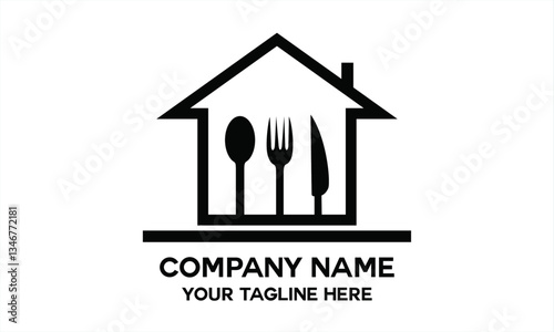 house icon with knife and fork