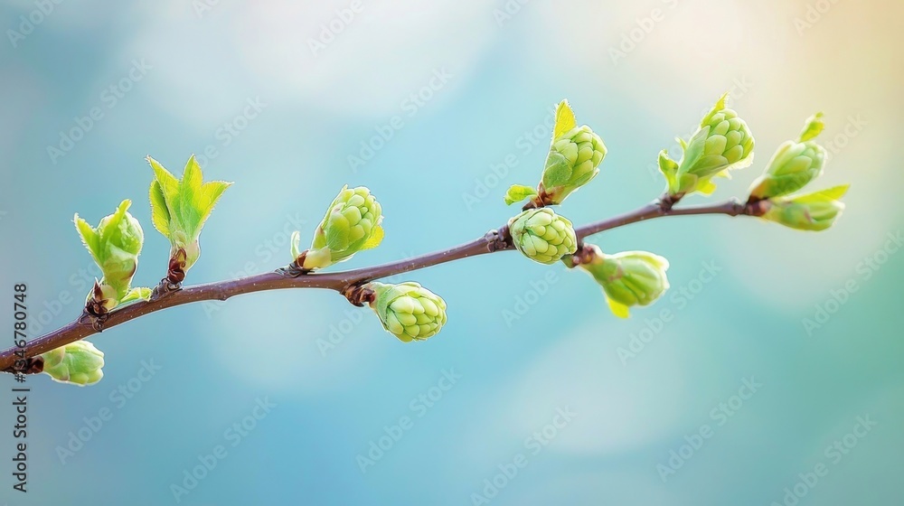 spring branch with buds spring branch with buds