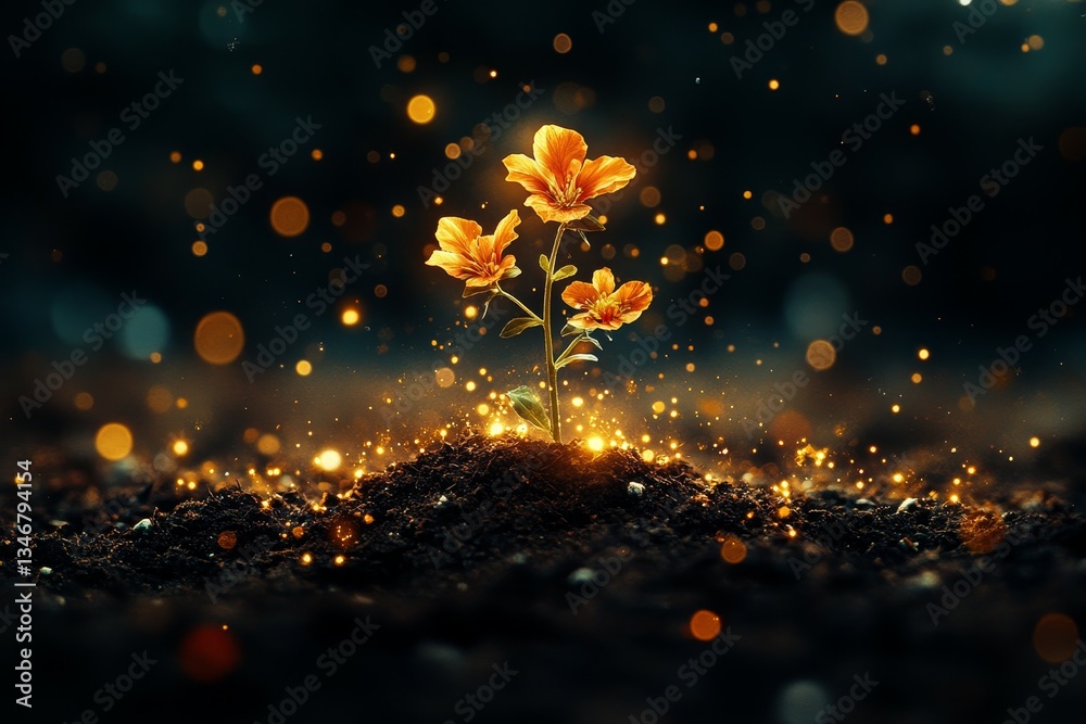 Surreal Blooming Spade, Gardening tools