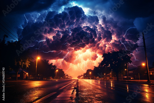 Electrical storms unleash a symphony of meteorological significance, as explosive expansion of air and thunderous shock waves create a cacophony of sound