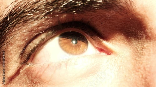 close up of eye