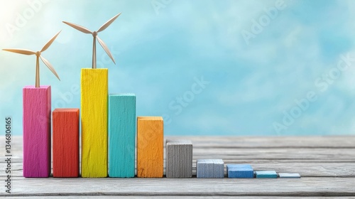 A bar chart comparing fossil fuel vs. renewable energy pricing trends.
