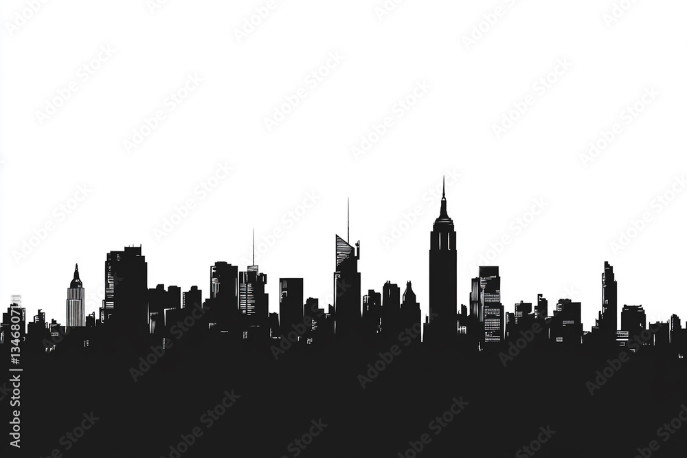 A black-and-white city skyline with distinct skyscrapers and buildings, reflected symmetrically in a water-like surface, offering a bold and modern aesthetic.
A black-and-white city skyline with distinct skyscrapers and buildings, reflected symmetrically in a water-like surface, offering a bold and modern aesthetic.
