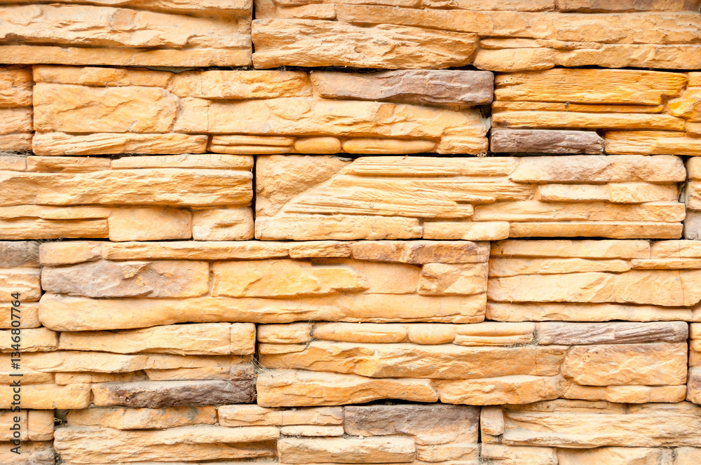 Texture stone background of stone bricks made of sand, sandstone texture pattern, natural sandstone bricks Texture stone background of stone bricks made of sand, sandstone texture pattern, natural sandstone bricks