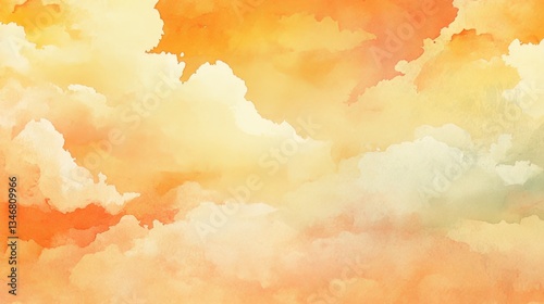 Pastel Pastel Vibrant View Watercolor Yellow Effect