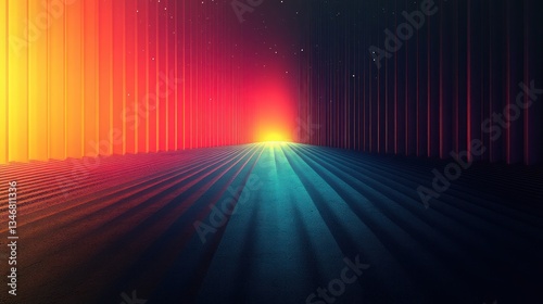Abstract gradient background with yellow, pink, and green, black and deep red, featuring a empty space for text, ideal for modern and elegant designs.