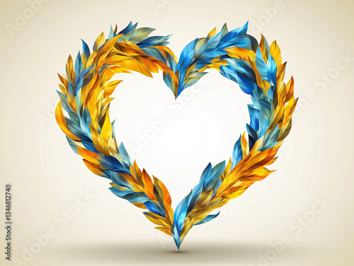 Sweet heart images for a heartwarming greeting card or poster.
