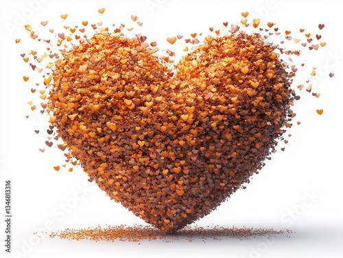 Playful heart-shaped patterns for a fun greeting card, poster, or web element.
