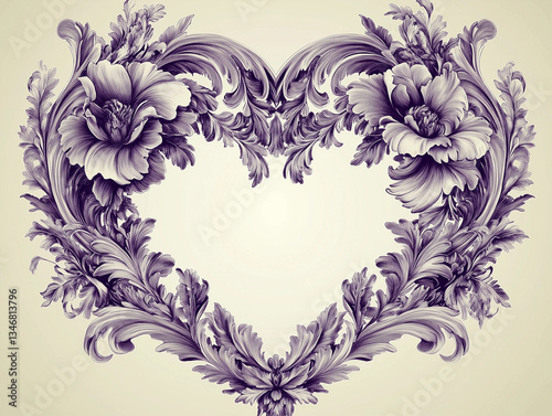Charming heart image for a playful greeting card or banner.