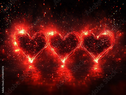 Vintage heart images for a timeless Valentine’s Day or Women’s Day greeting.