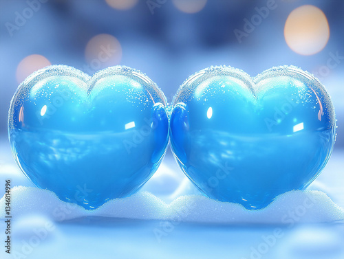 Lovely heart iconography for a sweet Valentine’s Day or Women’s Day greeting.