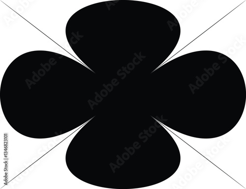 four leaf clover vector illustration