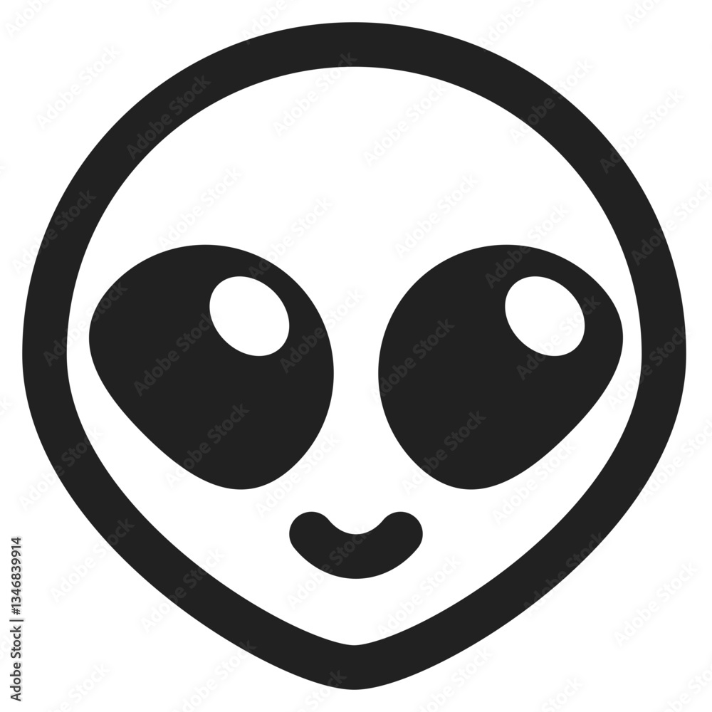 Fototapeta premium Alien Face 