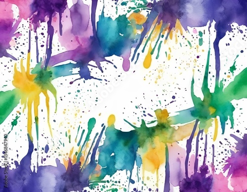 Abstract Tie-Dye Pattern with Vivid Colors and Swirling Design