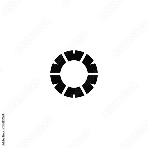 Abstract circle logo business icons
