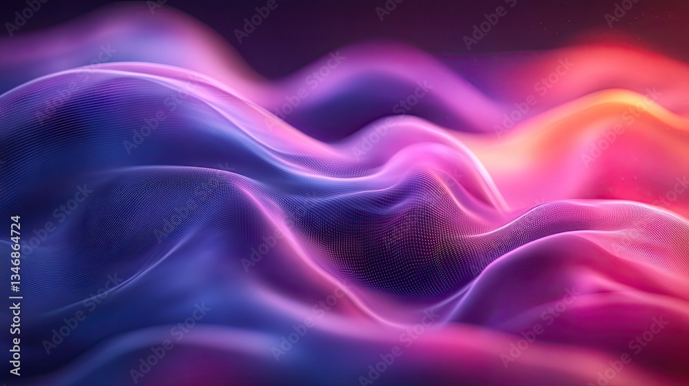 Abstract glowing waves, vibrant colors, dark background, digital art, website design Abstract glowing waves, vibrant colors, dark background, digital art, website design