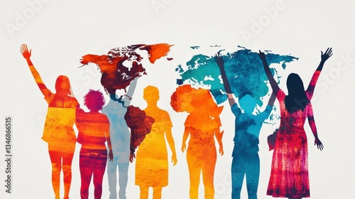 Empowering women through colorful art a global community celebration