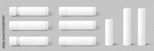 Modern Chapstick Holder Mockups for Branding Design