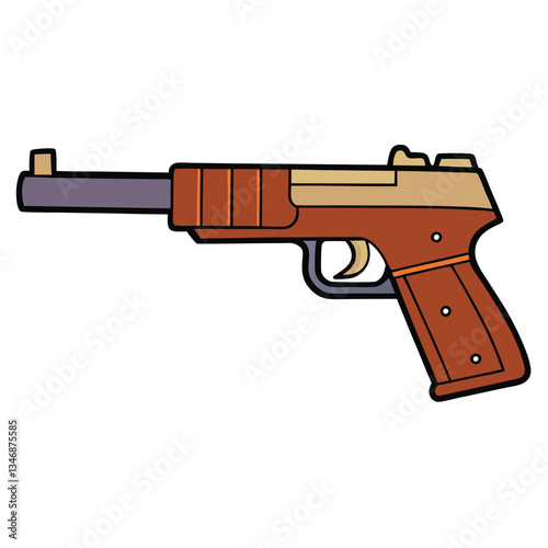 Rossi Circuit Judge gun , police weapon vector design, military vector design illustration.