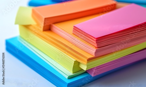 Wallpaper Mural Colorful Paper Stacks Torontodigital.ca