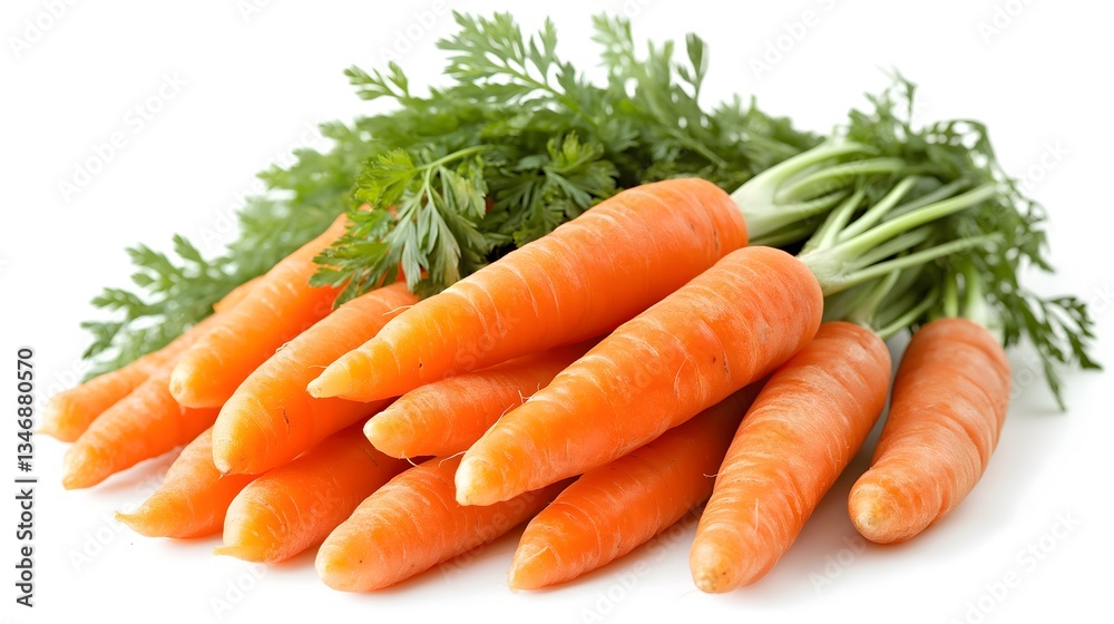 Fresh Baby Carrots with Green Tops Fresh Baby Carrots with Green Tops