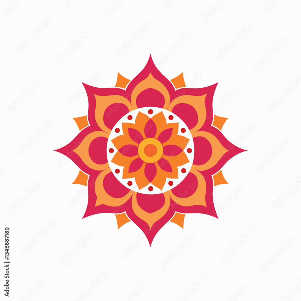 Traditional Mandala Art Design on White Background – Intricate & Elegant Traditional Mandala Art Design on White Background – Intricate & Elegant