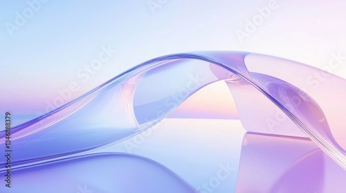 blue ribbon on white background