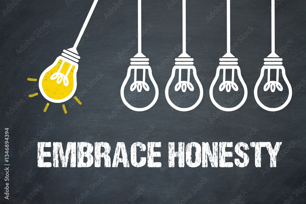 Fototapeta premium Embrace Honesty 