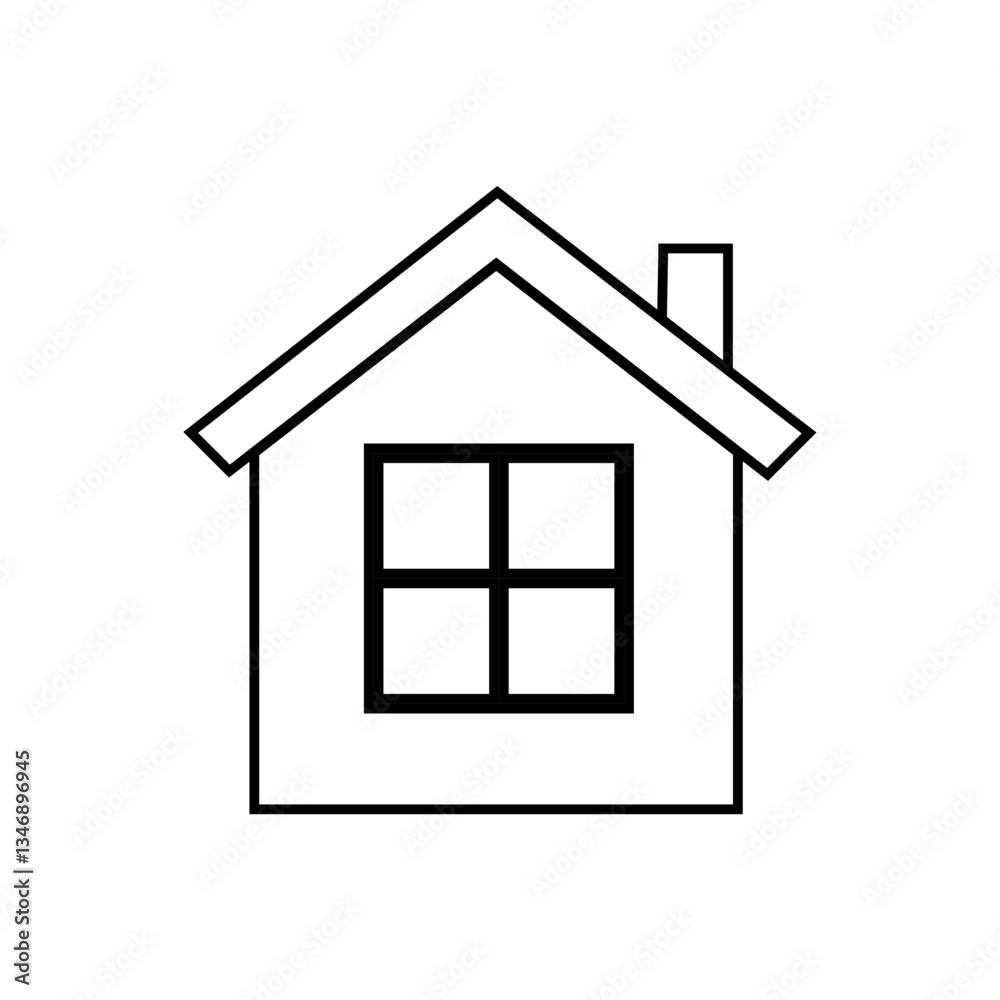 house icon isolated on transparent background house icon isolated on transparent background